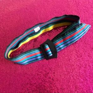 🚦VINTAGE Liz Claiborne Multicolor Stripe Belt